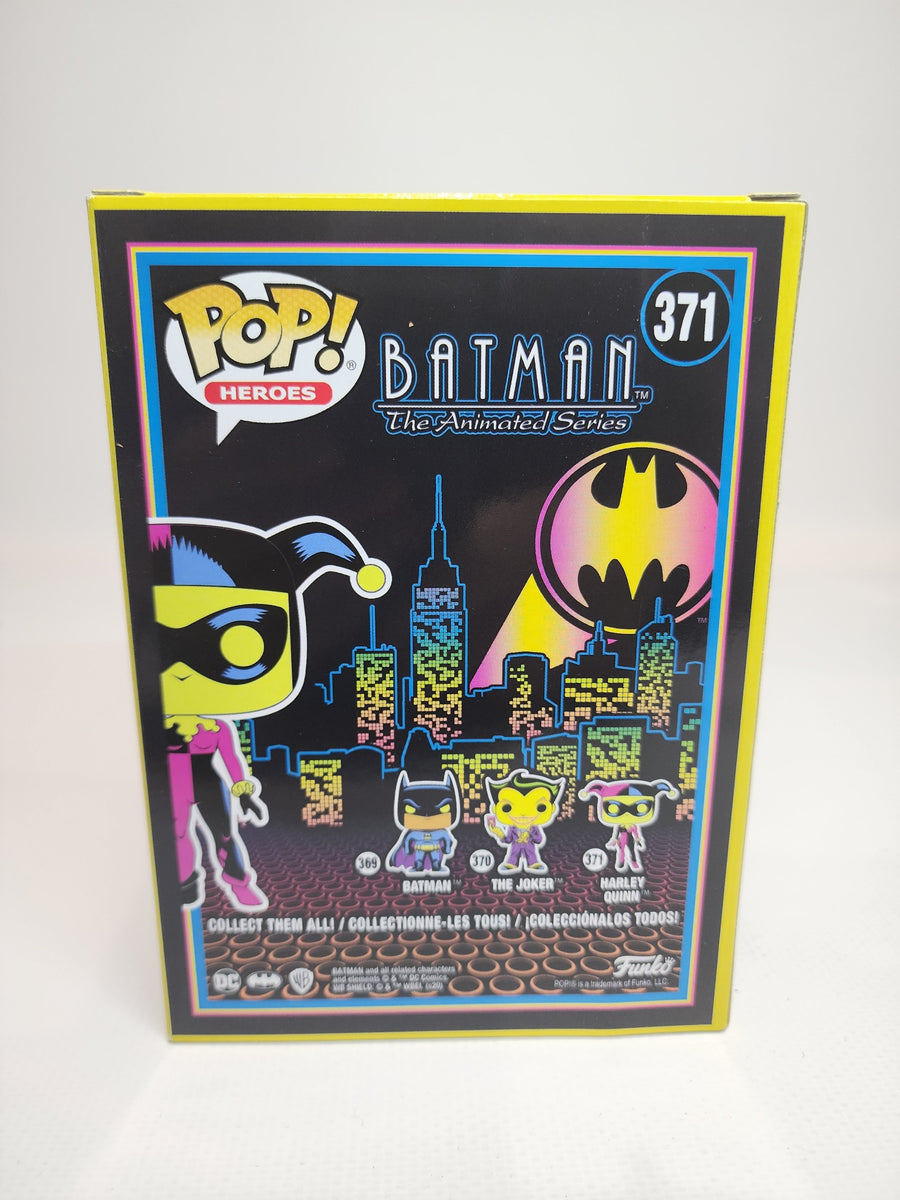 Figurine Funko Pop 371 Harley Quinn - Batman Black Light Glow - Neuf Scellé