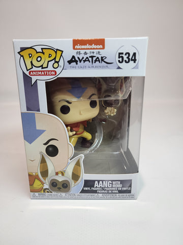 Avatar - Aang with Momo (534)