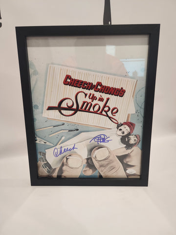 Framed Cheech & Chong Up in Smoke Autographed