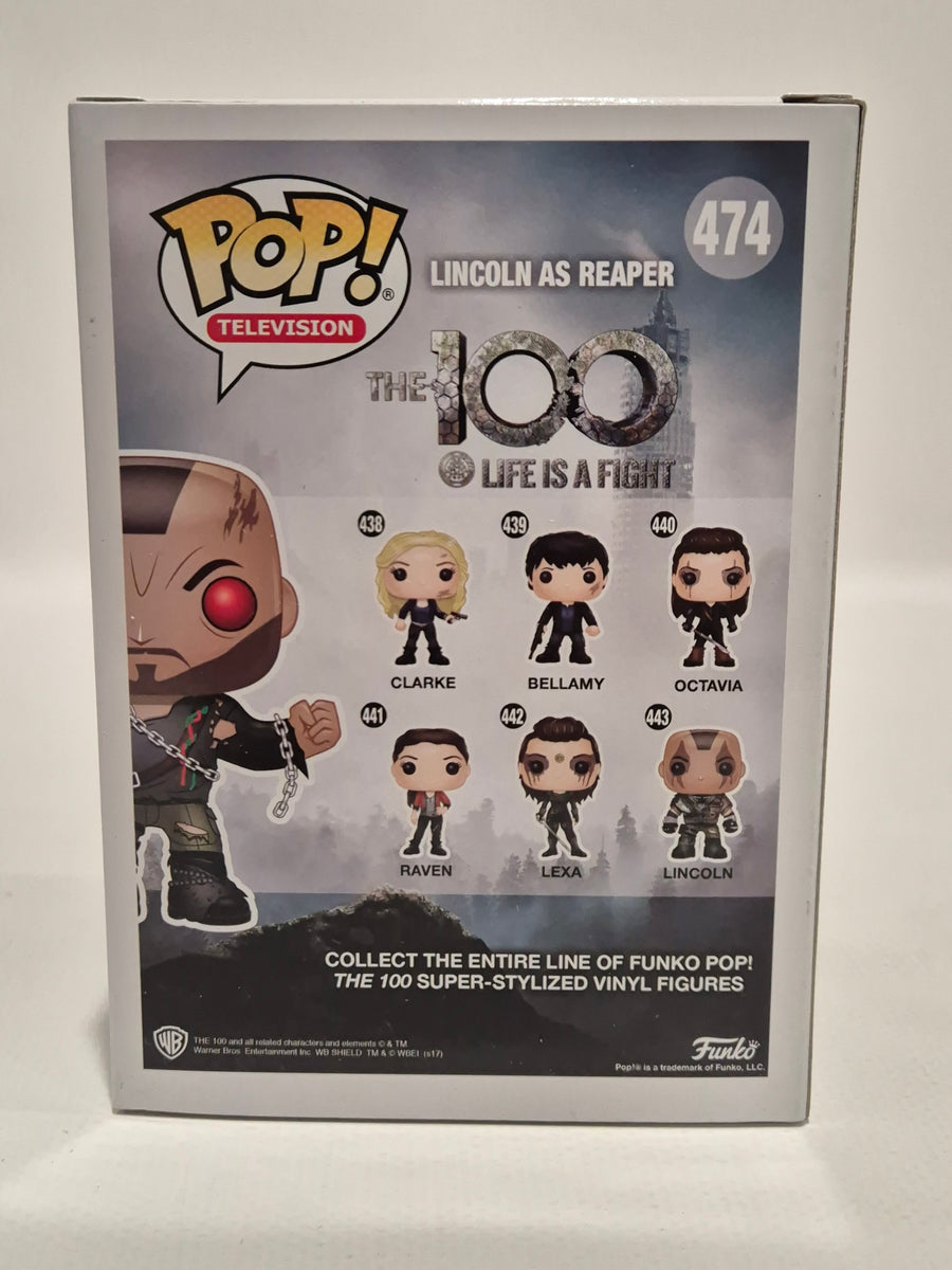 Funko Pop! The 100 Lincoln As Reaper SDCC 2017 Limited 750 Pièces #474