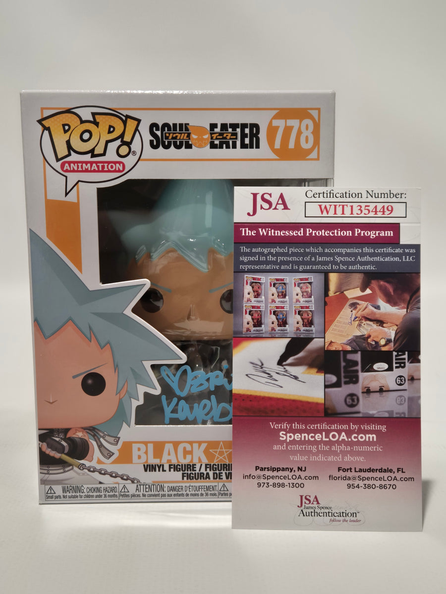 SOUL EATER - Black star 778 online funko pop (Signed by Brittney karbowski)