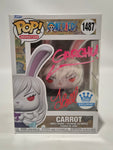 One Piece - Carrot (1487) AUTOGRAPHED - Quote with Sketch