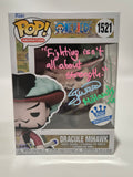 One Piece - Dracule Mihawk (1521) AUTOGRAPHED - Quote plus Sketch