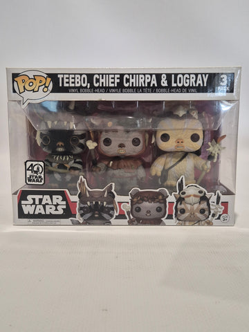 Star Wars - Teebo, Chief Chirpa & Logray (3 Pack)