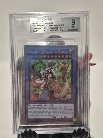 Yu-Gi-Oh - Beckett Graded Card - Duelest Nexus - The Manifested Mikanko QC SCR