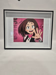 Framed Autographed Print - My Hero Academia [Ochaco]