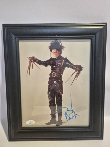 Framed Print - Edward Scissorhands - AUTOGRAPHED