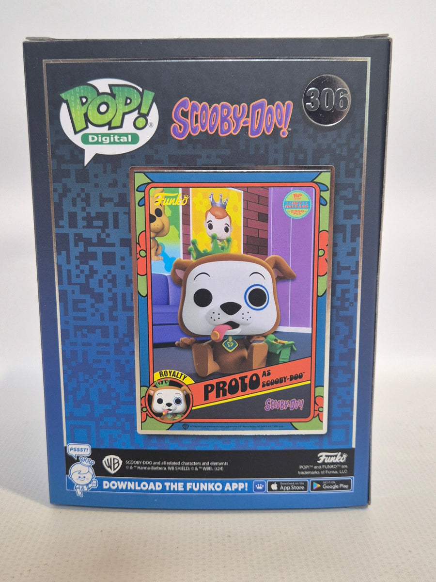 Funko Pop! Scooby-Doo Proto As Scooby-Doo #306 Glow In The Dark Série 2 - NFT Digital - 2023