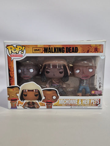 The Walking Dead - Michonne & Her Pets (3 Pack)