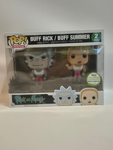 Rick and Morty - Buff Rick/Buff Summer (2 Pack)