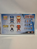 Captain America Civil War - Captain America/Iron Man/Hawkeye/Spider-Man (4 Pack)