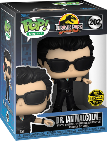 Jurassic Park - DR. Ian Malcolm with Flare (202) LEGENDARY